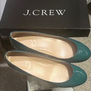 J. Crew Brand NewNIB Women's Ballet Flats Teal/Jade sz 8